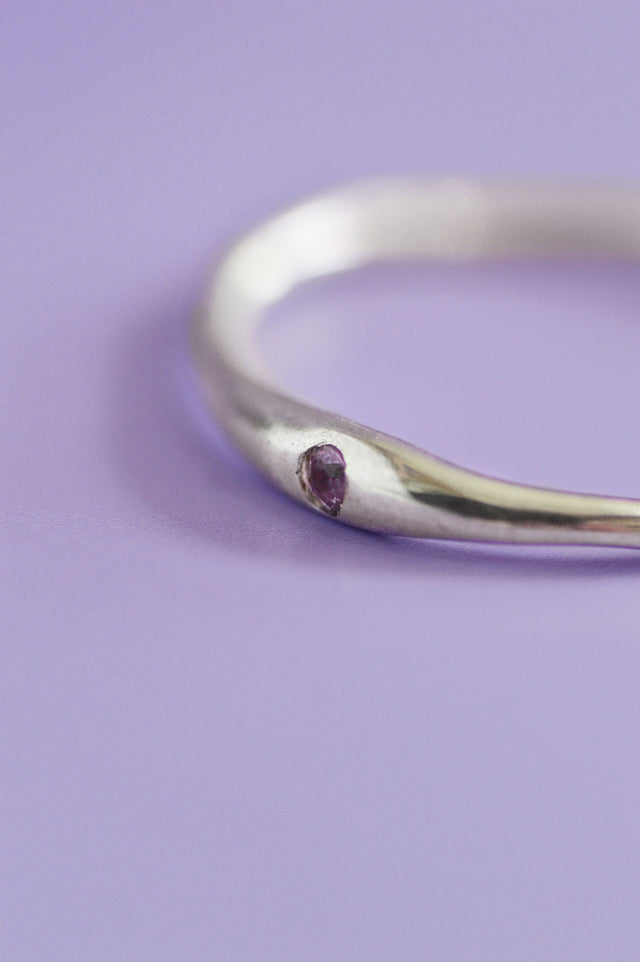 Siyum Rhodolite Garnet Silver Ring