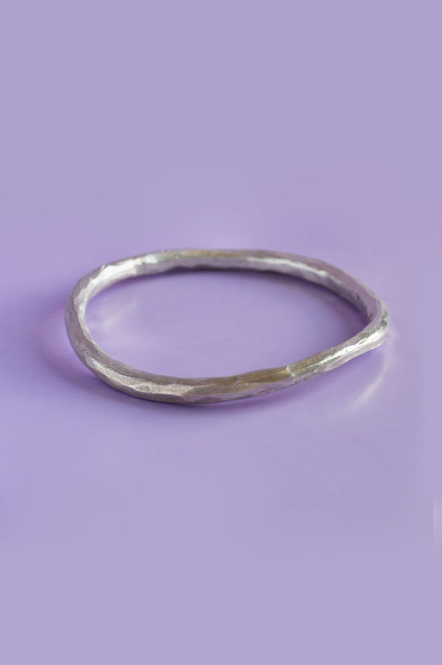 Aisha Silver Bangle