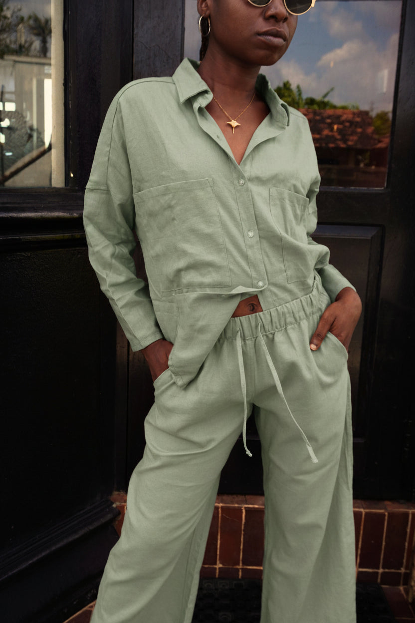 Veralu Flow Shirt | Natural Linen