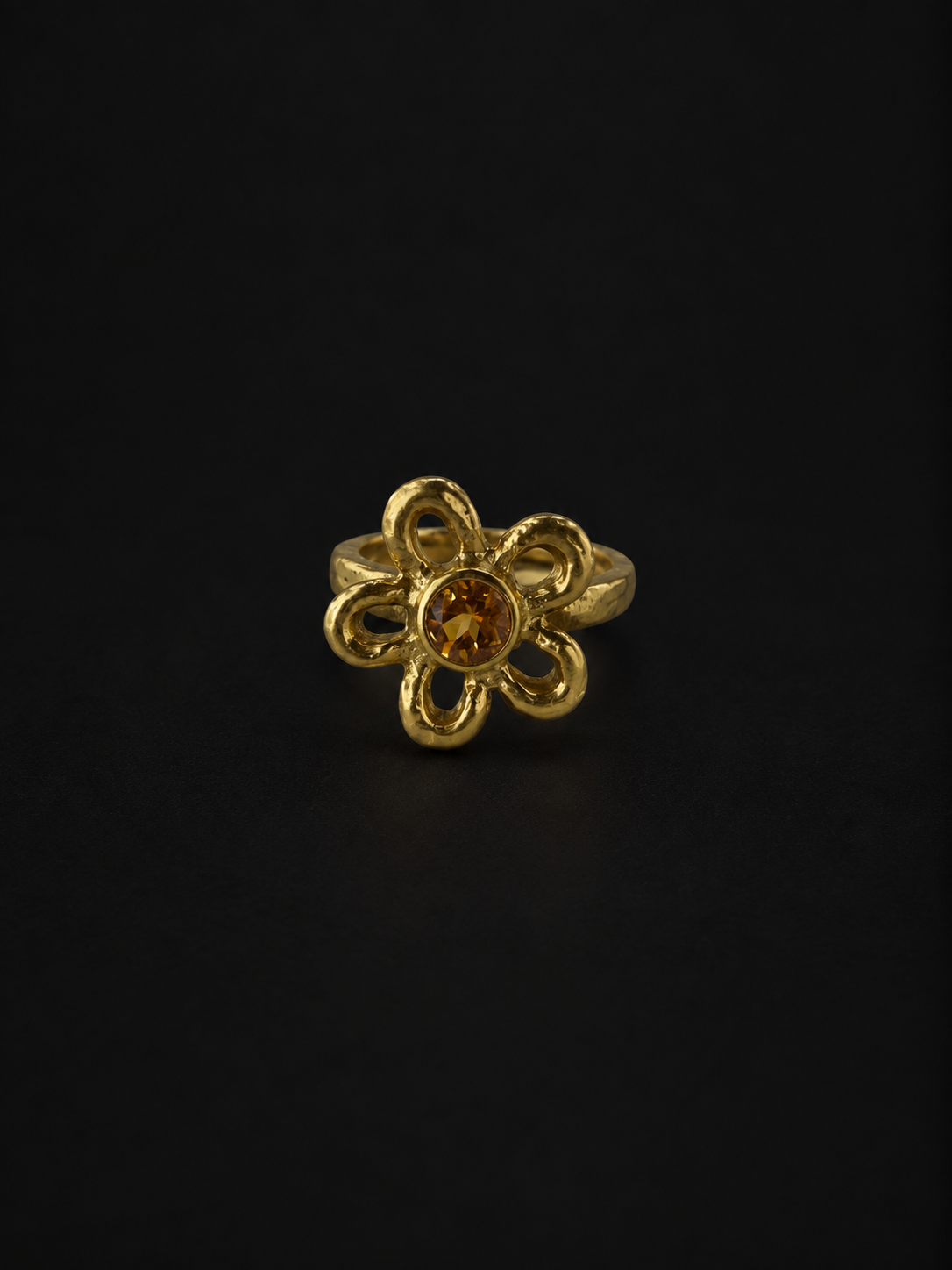 Mala Brass Ring |Zircon | 2241 - 9 |
