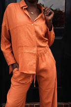 Veralu Flow Shirt | Natural Linen
