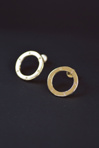 Nova Brass Earrings