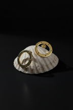 Nova Brass Earrings