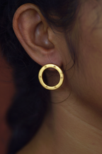 Nova Brass Earrings