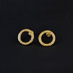 Nova Brass Earrings