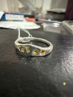 Dancer Silver Ring | Yellow Sapphire 2265-1
