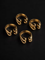 Lava 4 Ring Brass