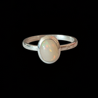 Julia Opal Silver Ring