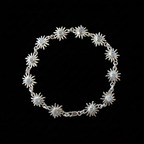 Sunflower Bracelet Silver | Moonstone 2028-1