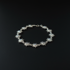 Sunflower Bracelet Silver | Moonstone 2028-1