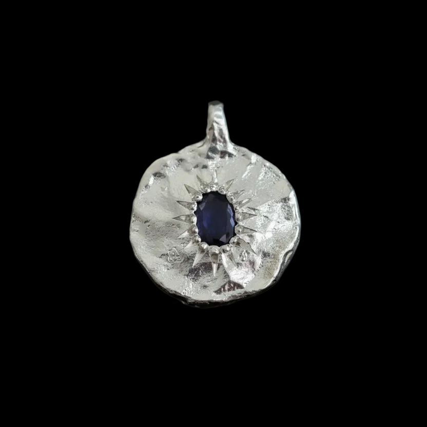 Ira Silver Pendant | Iolite 2132