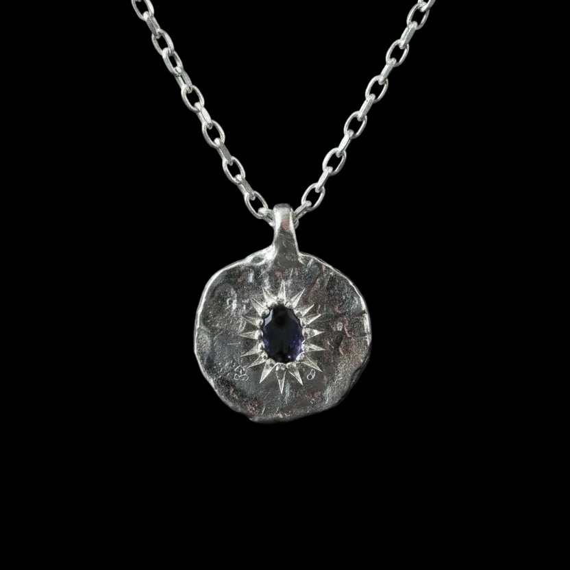 Ira Silver Pendant | Iolite 2132