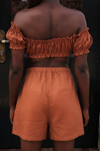 Saduni Crop Top | Natural Linen
