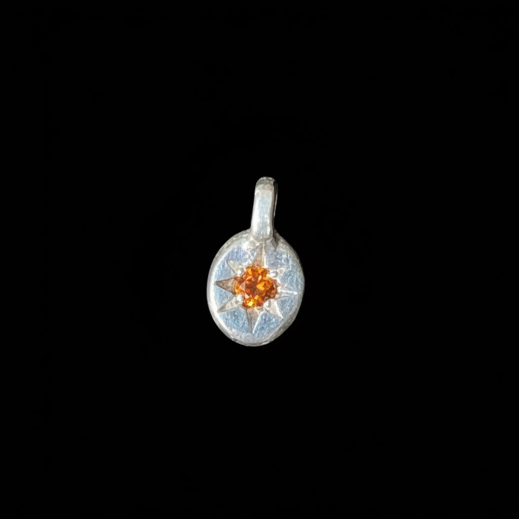 Fay Pendant - Hazanite Garnet -  2290-6