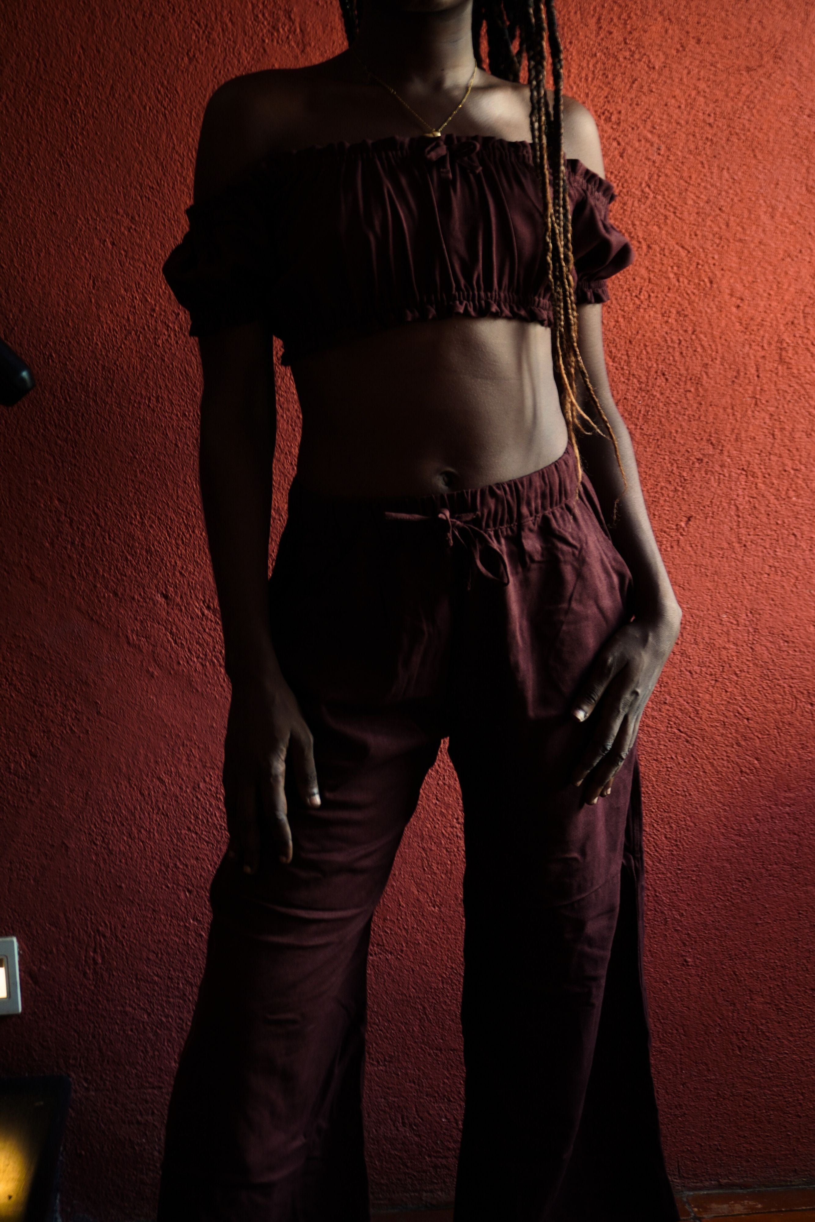Veralu Flow Trousers | Natural Linen