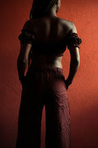 Saduni Crop Top | Natural Linen