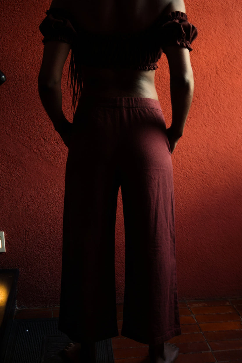 Veralu Flow Trousers | Natural Linen