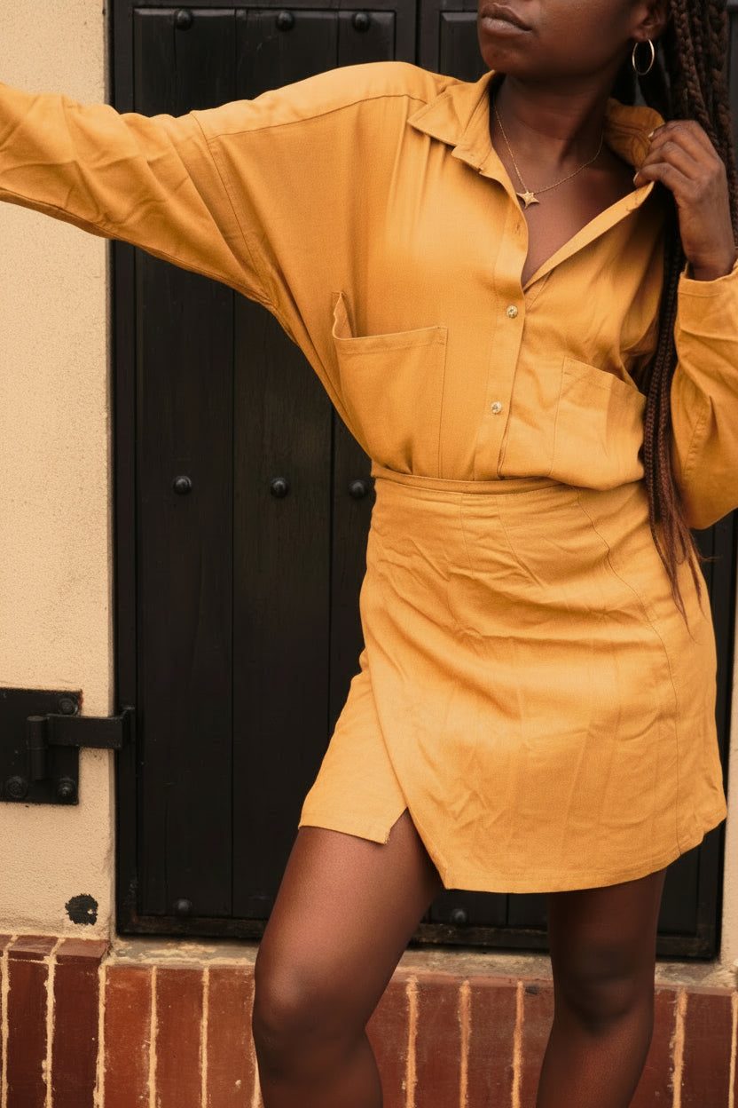 Veralu Flow Shirt | Natural Linen