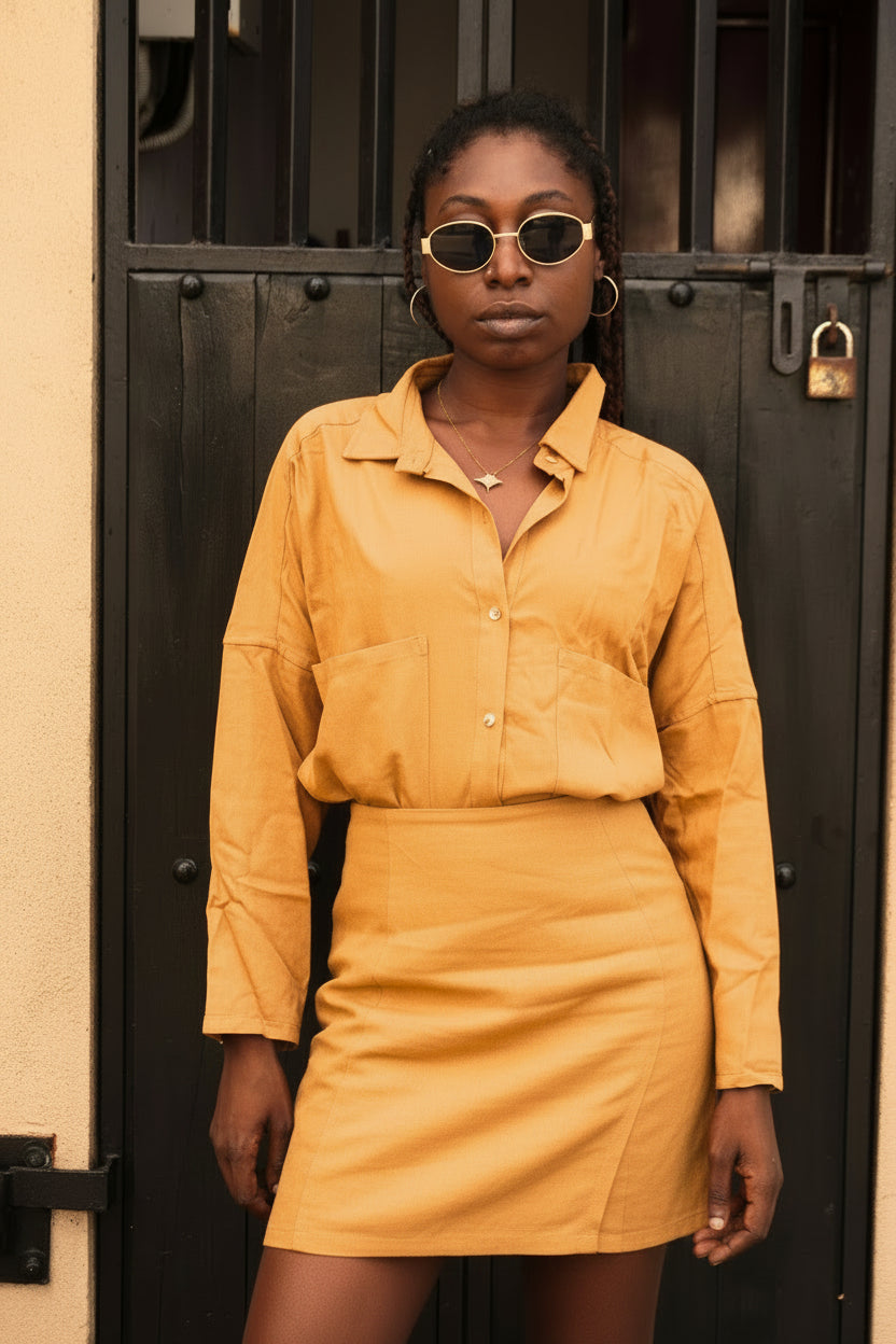 Veralu Flow Shirt | Natural Linen