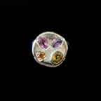 Palette Silver Ring | Zircon, Pink Tourmaline & Amethyst 1482-5