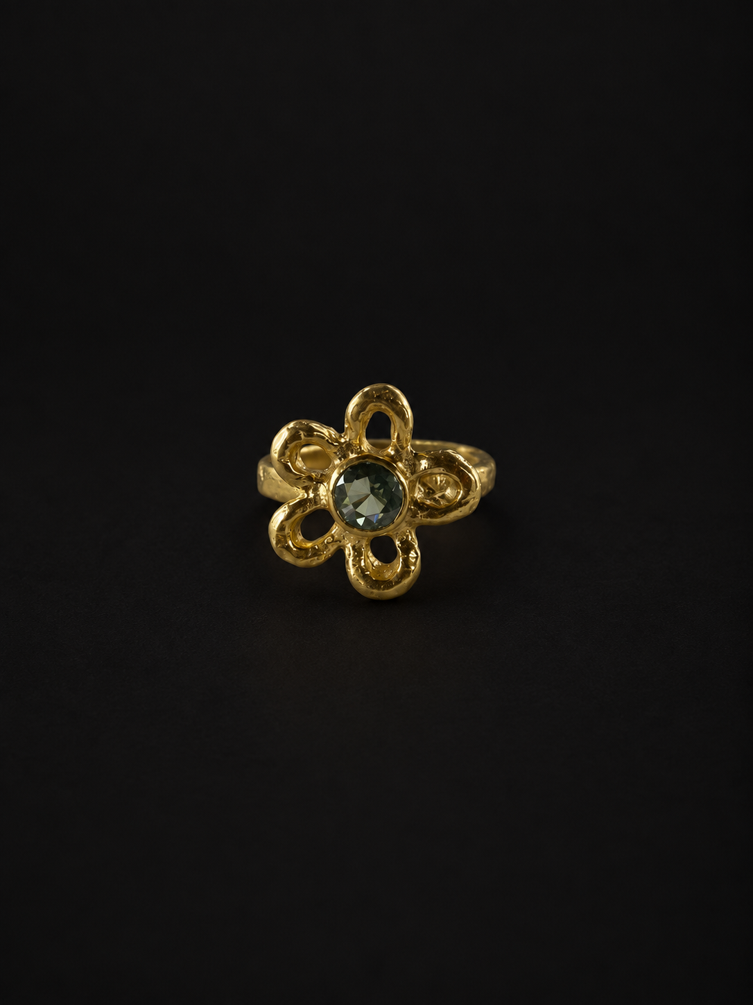Mala Brass Ring |Zircon | 2241 - 8 |