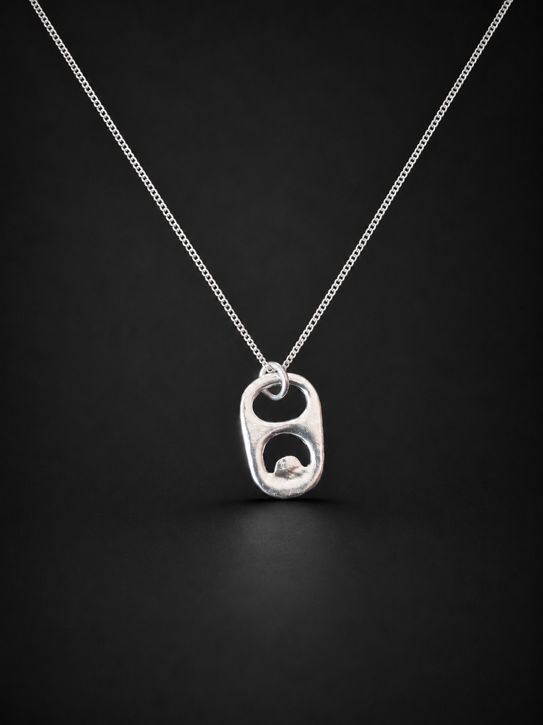 Kiss Silver Pendant (Plain) | 2307