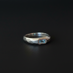 Cleo Silver Ring | Blue Topaz 2221