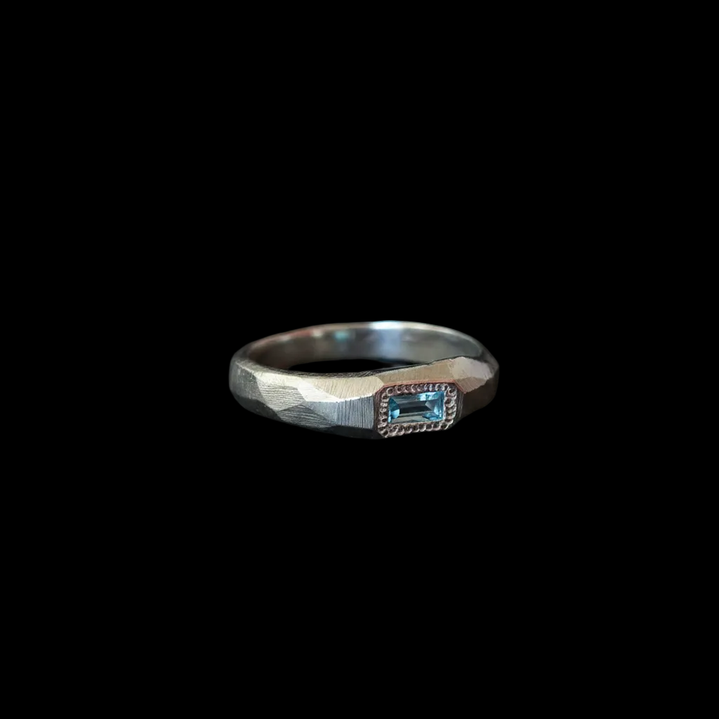 Cleo Silver Ring | Blue Topaz 2221