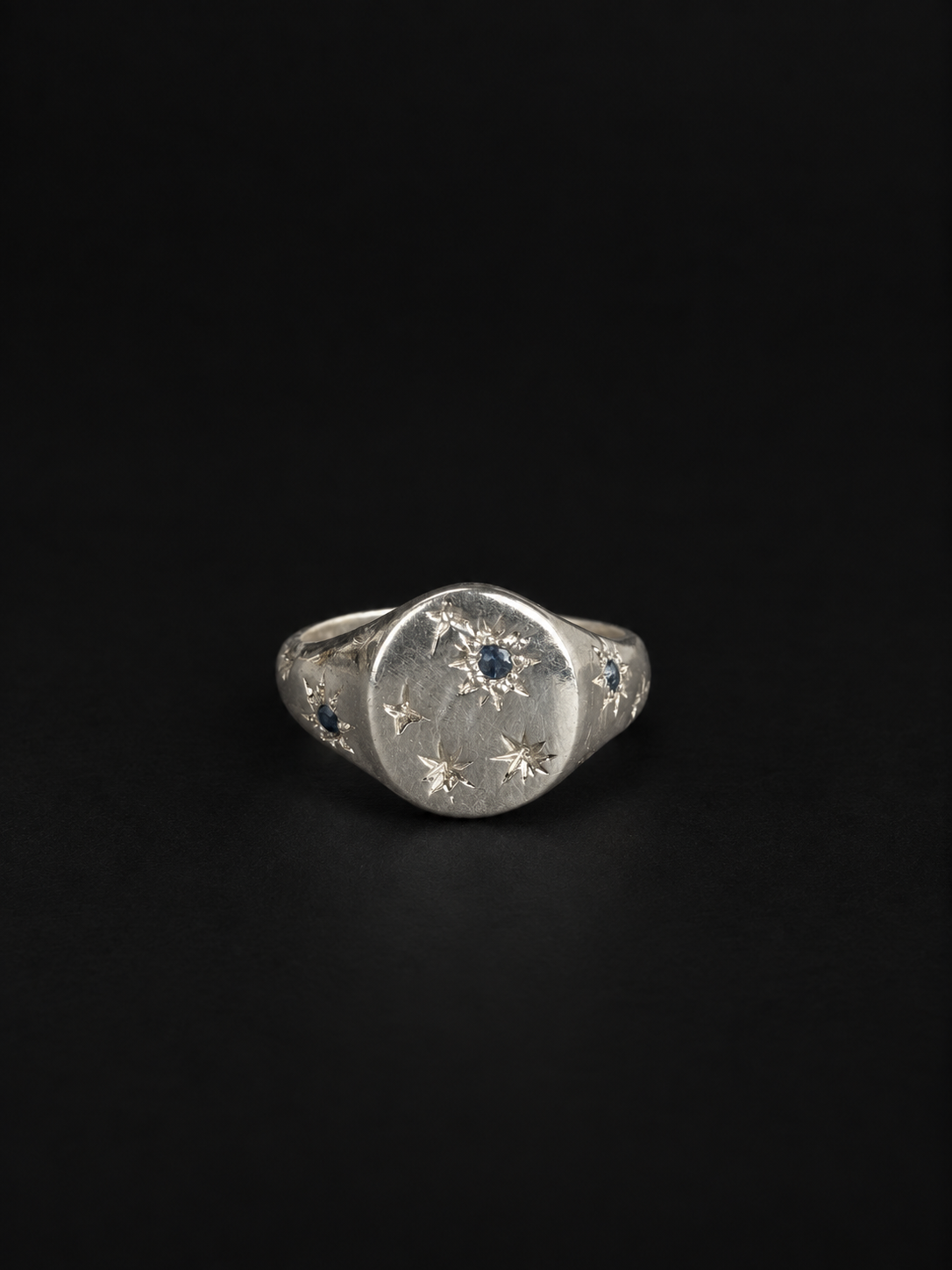 Starry Signet - Blue Sapphire - 2134-3