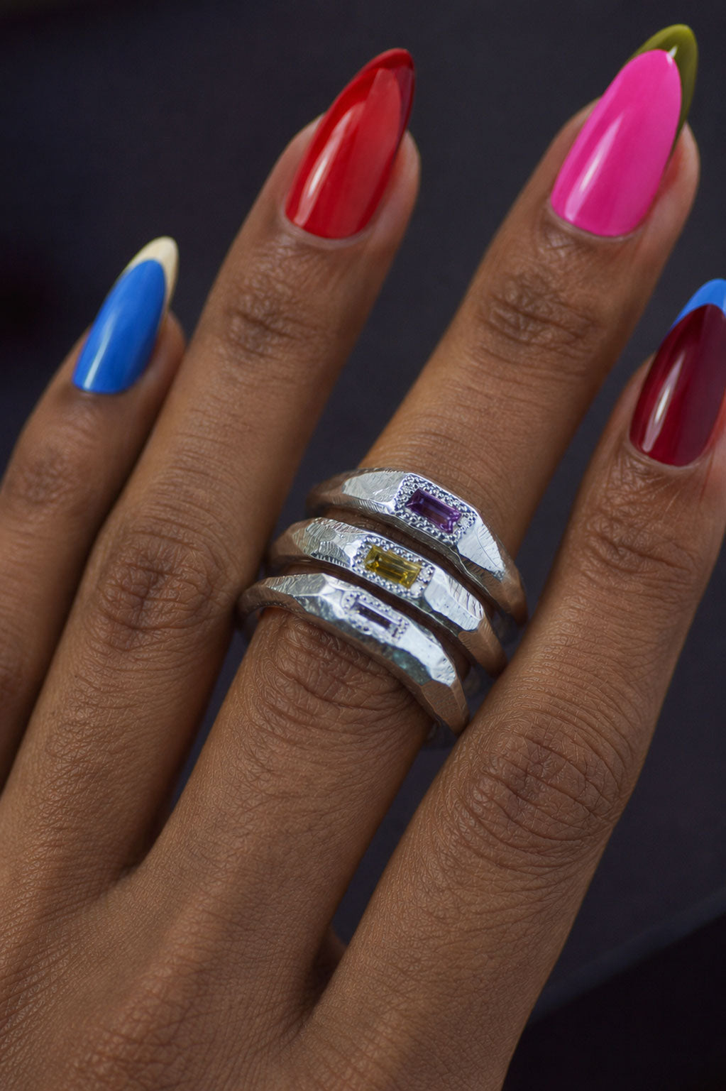 Cleo Silver Ring | Blue Topaz 2221