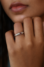 Cleo Silver Ring | Garnet 2221