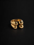 Lava 4 Ring Brass