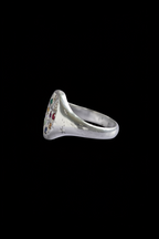 Navaratna Silver Signet | Sacred Nine Gems