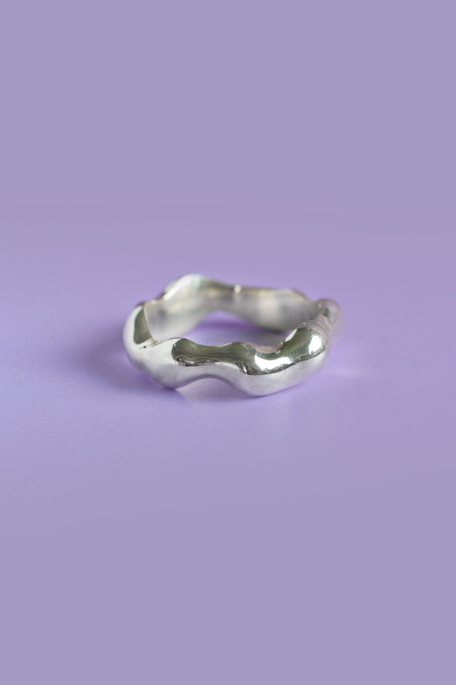 Liquid Silver Ring