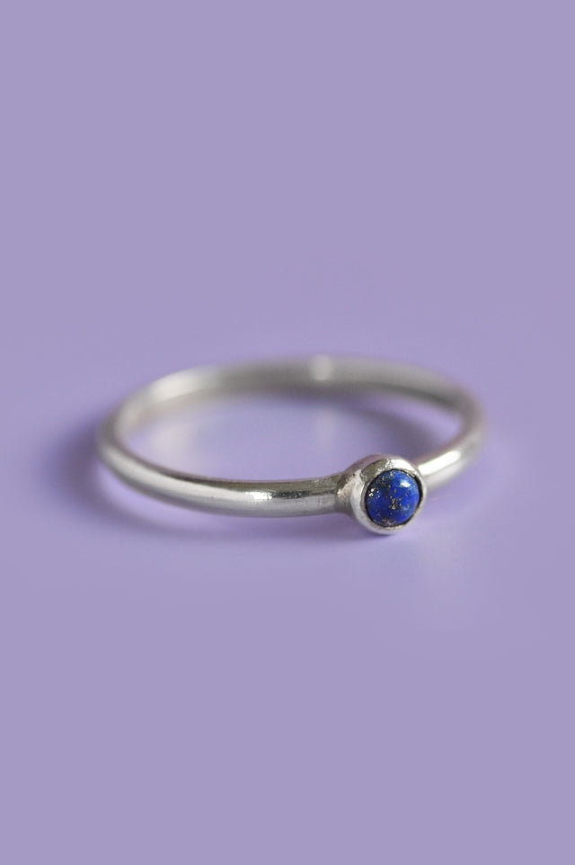 Julia Lapis Lazuli Silver Ring