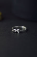Malu Petite Silver Ring - White Sapphire