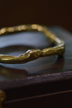 Organic Brass Bangle