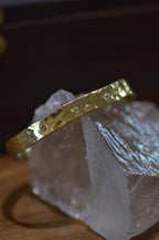 Pickle Brass Bangle - Sapphire 1604-1