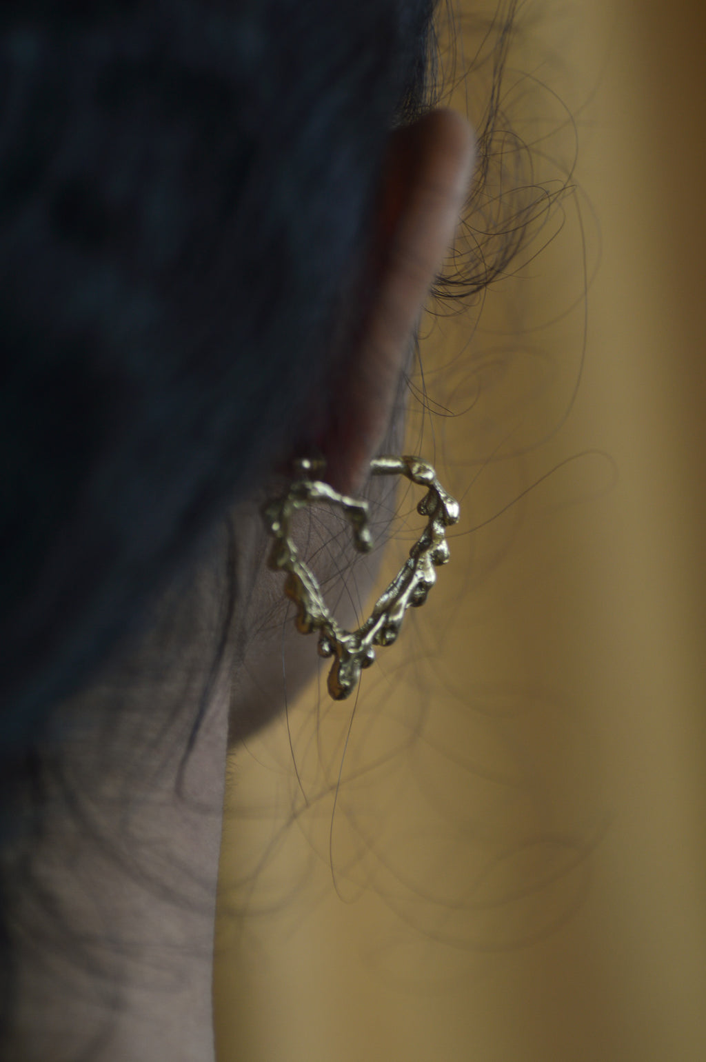 Lava Heart Earrings