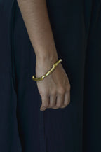Organic Brass Bangle