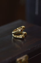 Lava 4 Ring Brass