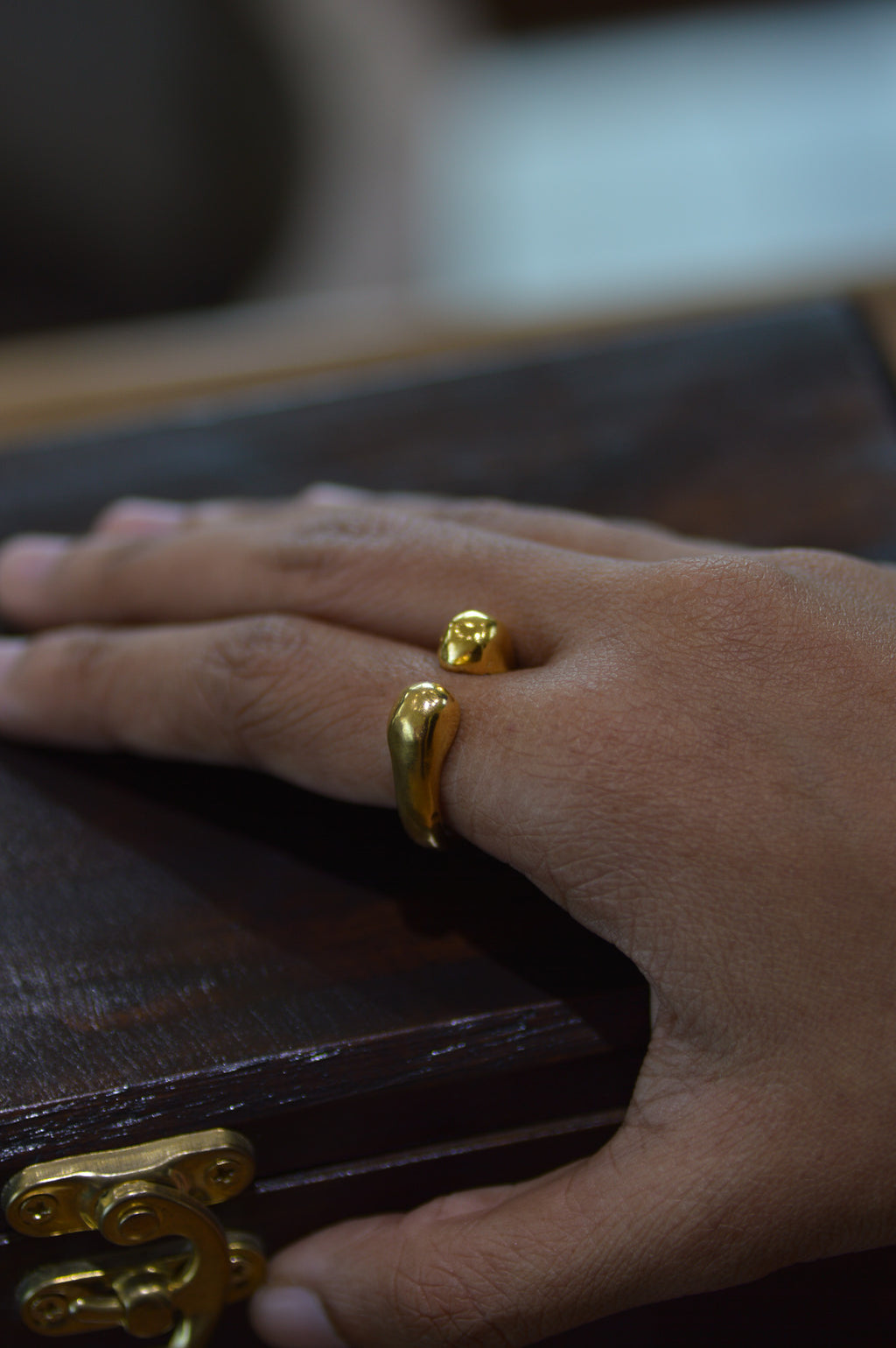 Lava 2 Brass Ring