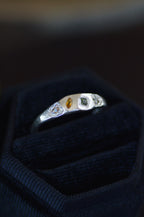 Dancer Silver Ring Sapphire, Tourmaline & Peridot 1541-2