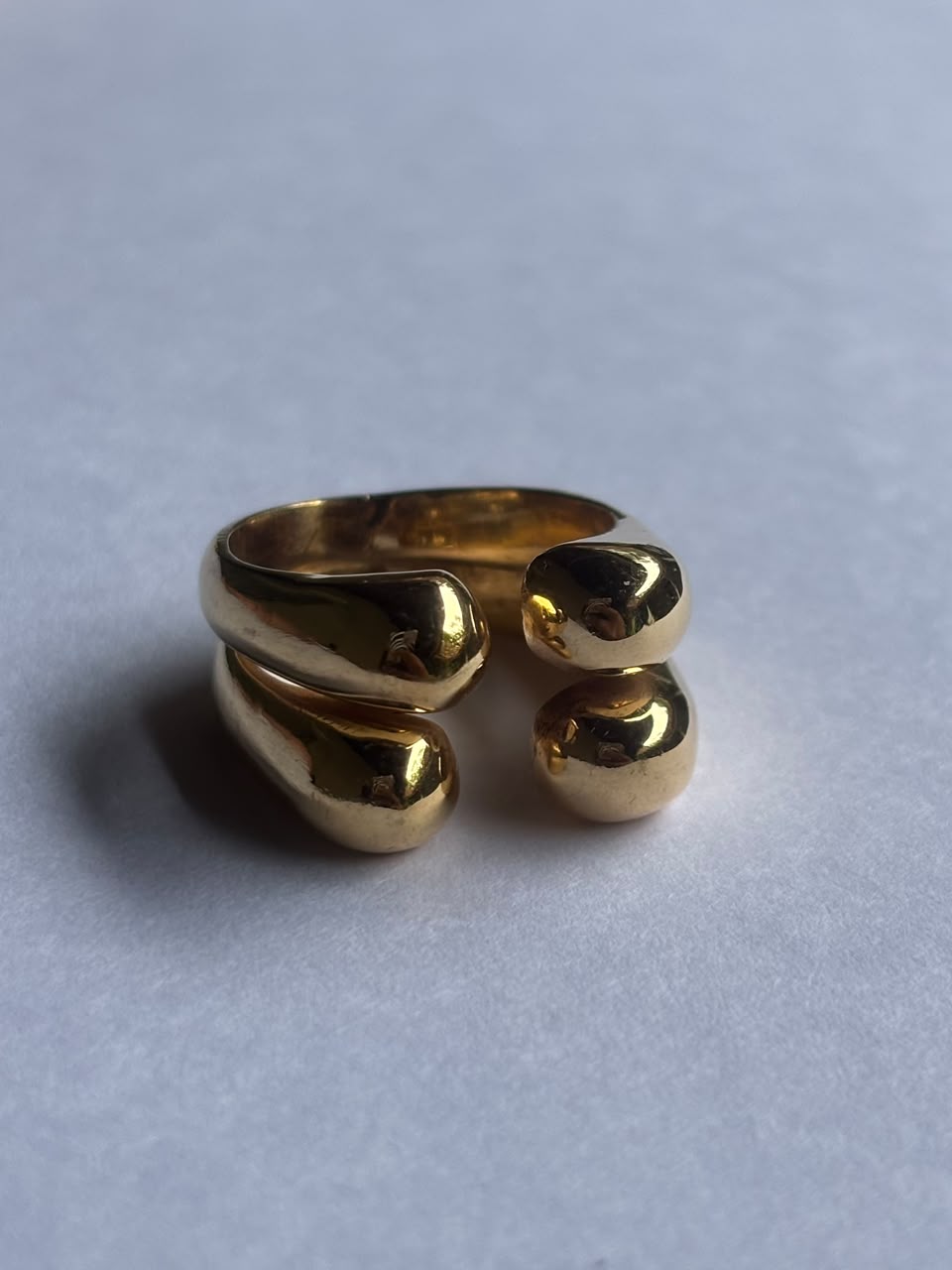 Lava 4 Ring Brass