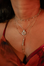 Navaratna Silver Pendant
