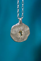 Ira Silver Pendant - Citrine