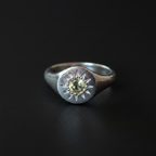 Silver Signet Ring Sri Lanka | Lemon Topaz Jewellery