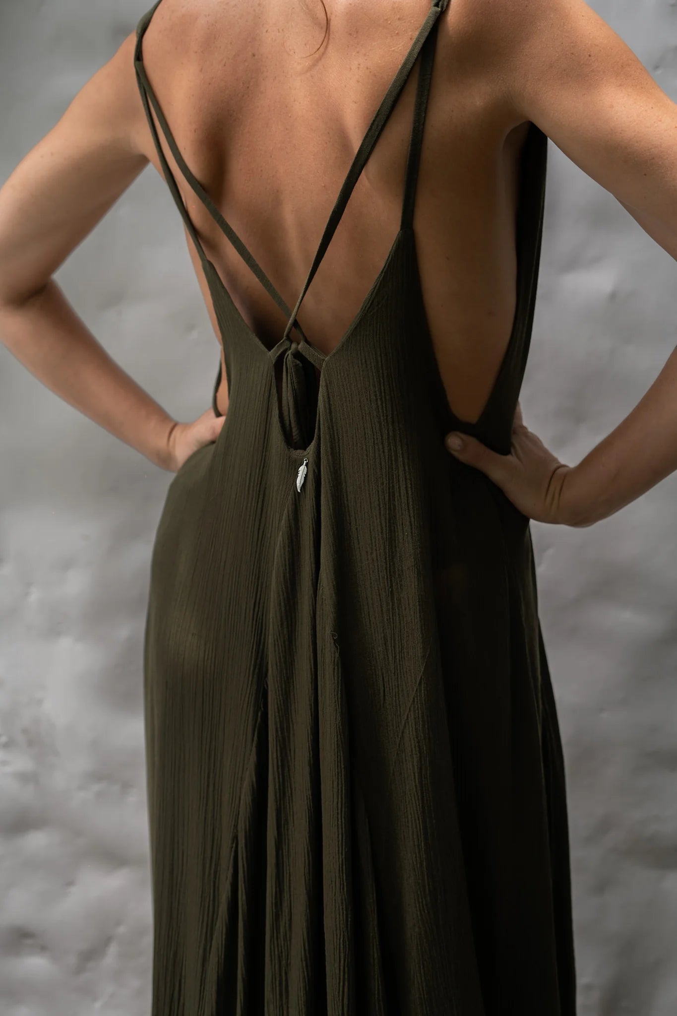 Crinkle Mandha dress