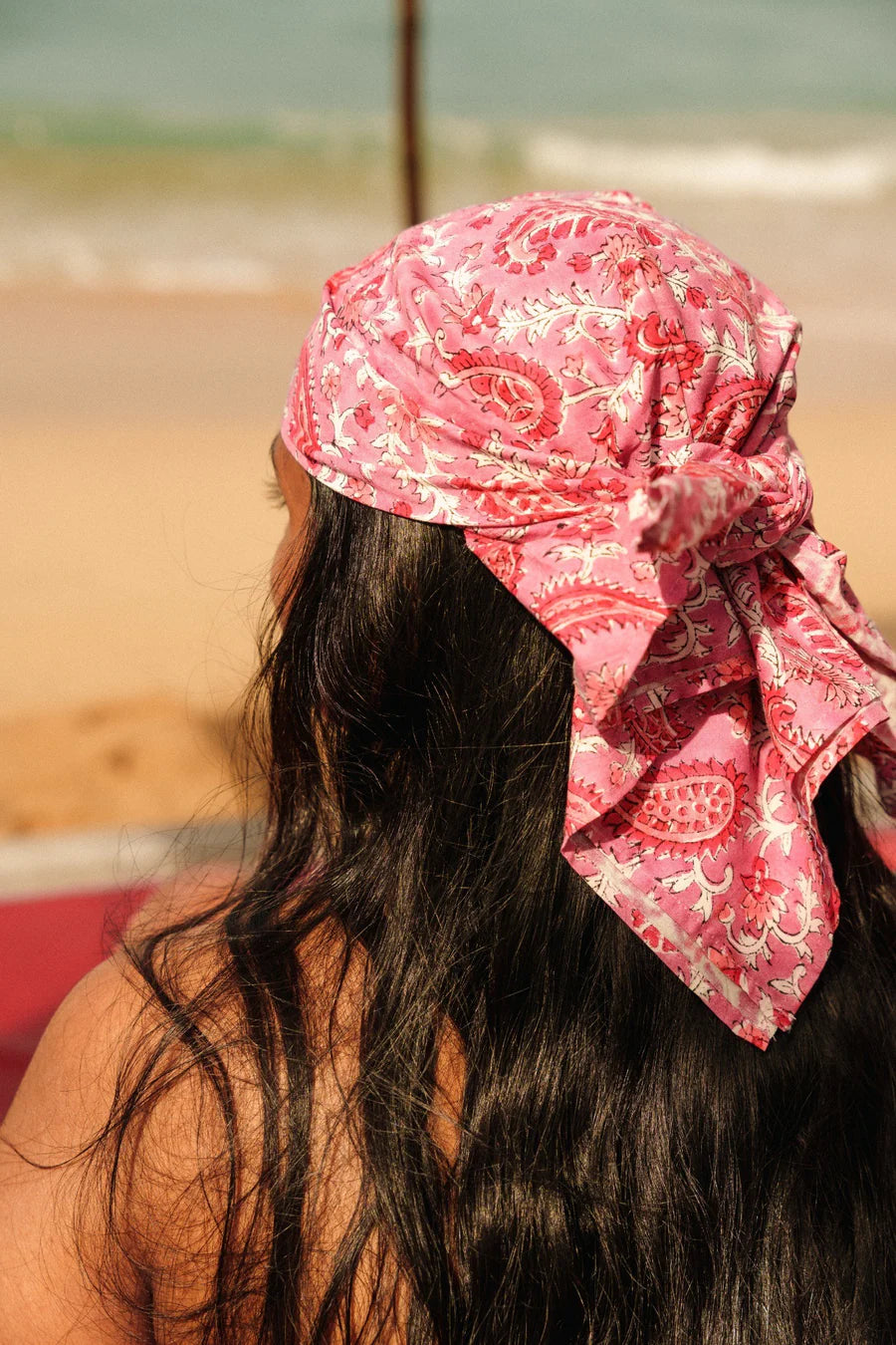 Buffalo Head Wrap | Block Print Cotton