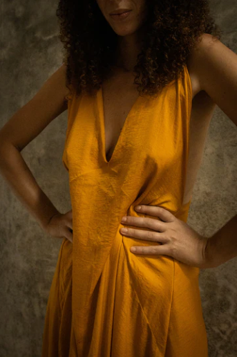 Mandha Dress | Natural Silk
